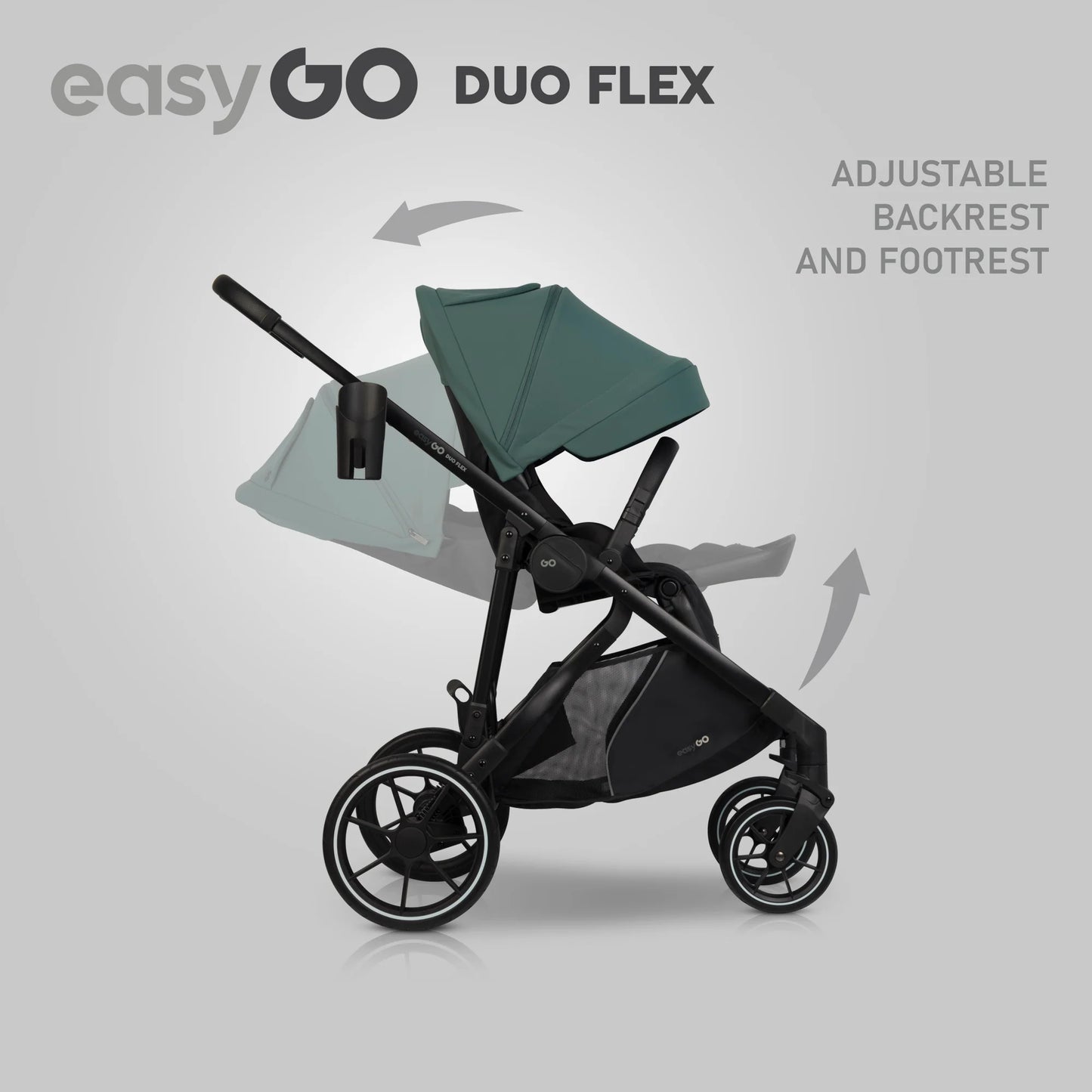 EasyGo Duoflex babakocsi – Sage Green