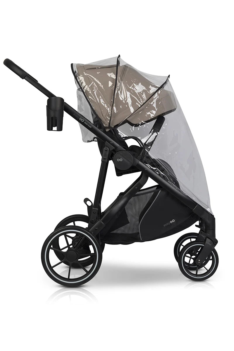 EasyGo Duoflex iker és testvér babakocsi 2 üléssel és 1 mózeskosárral – Savana Beige