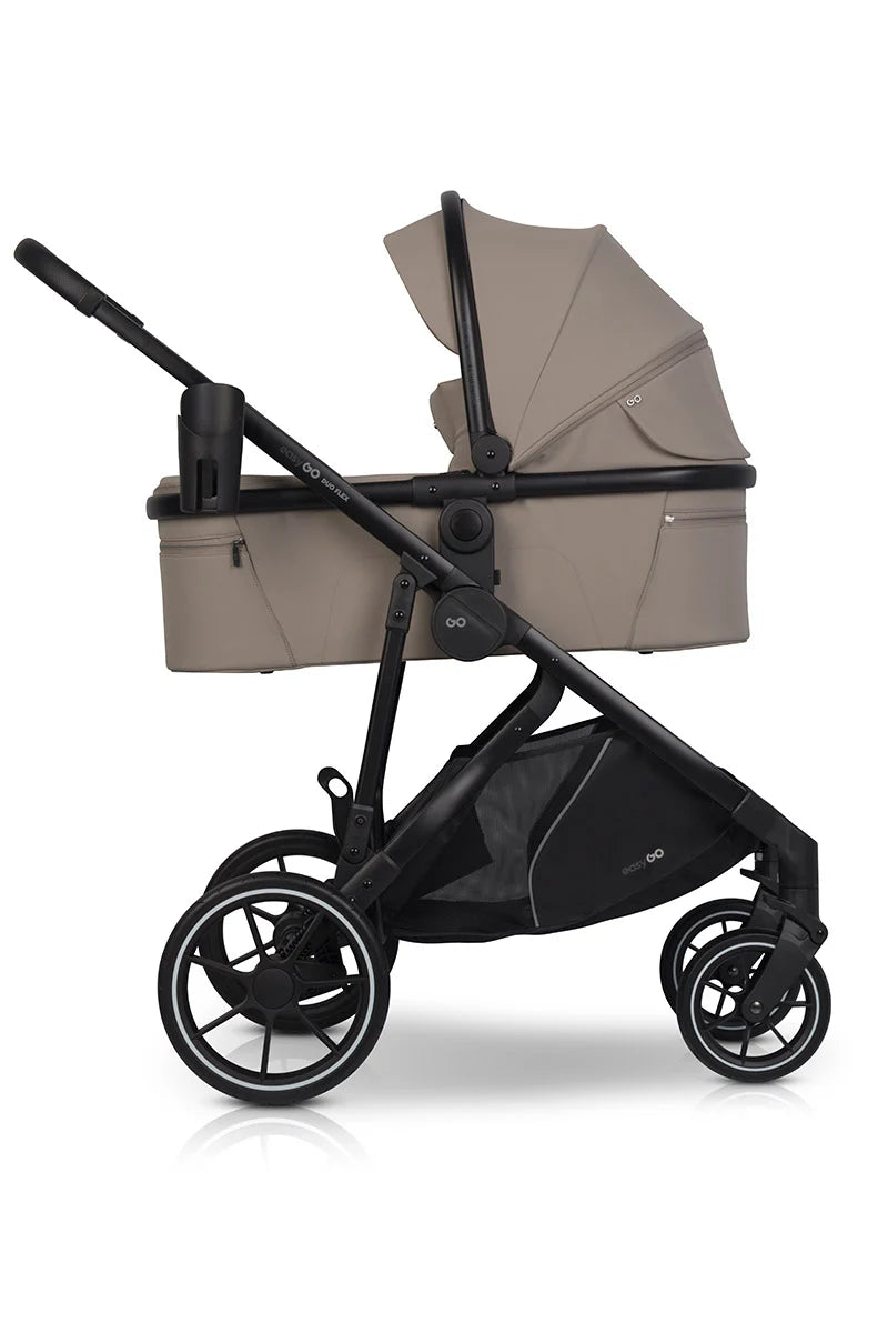 EasyGo Duoflex 2in1 babakocsi 1 üléssel és 1 mózeskosárral – Savana Beige