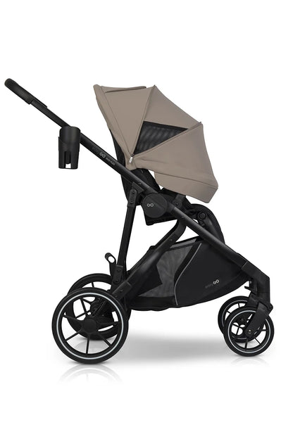 EasyGo Duoflex 2in1 babakocsi 1 üléssel és 1 mózeskosárral – Savana Beige