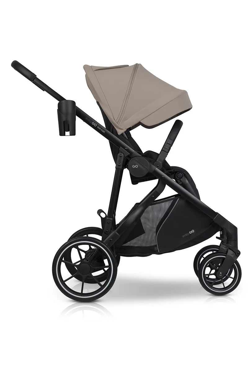 EasyGo Duoflex 2in1 babakocsi 1 üléssel és 1 mózeskosárral – Savana Beige