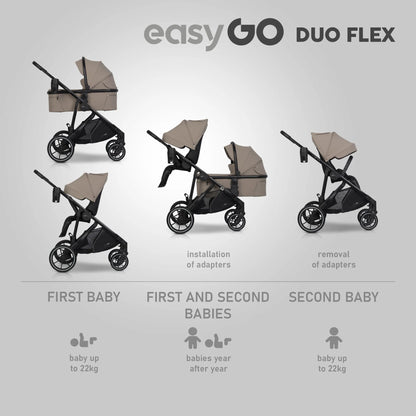 EasyGo Duoflex sport ülés – Savana Beige