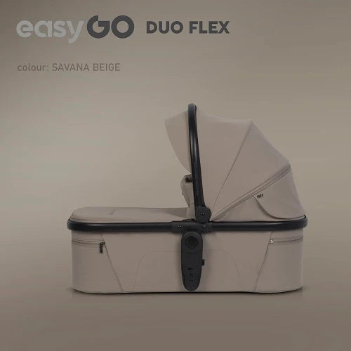 EasyGo Duoflex 2in1 babakocsi 1 üléssel és 1 mózeskosárral – Savana Beige