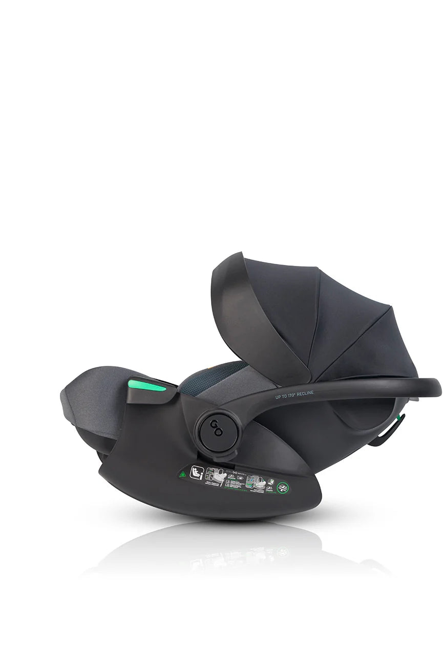 EasyGo Buz XTD Pro i-Size autóshordozó ISOFIX bázissal – Granito