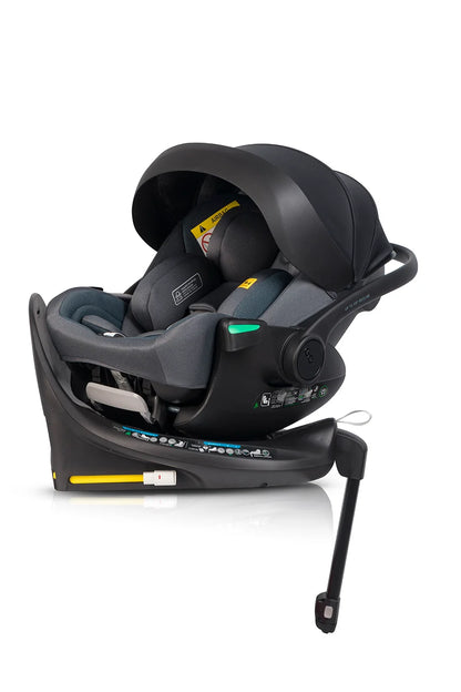 EasyGo Buz XTD Pro i-Size autóshordozó ISOFIX bázissal – Granito