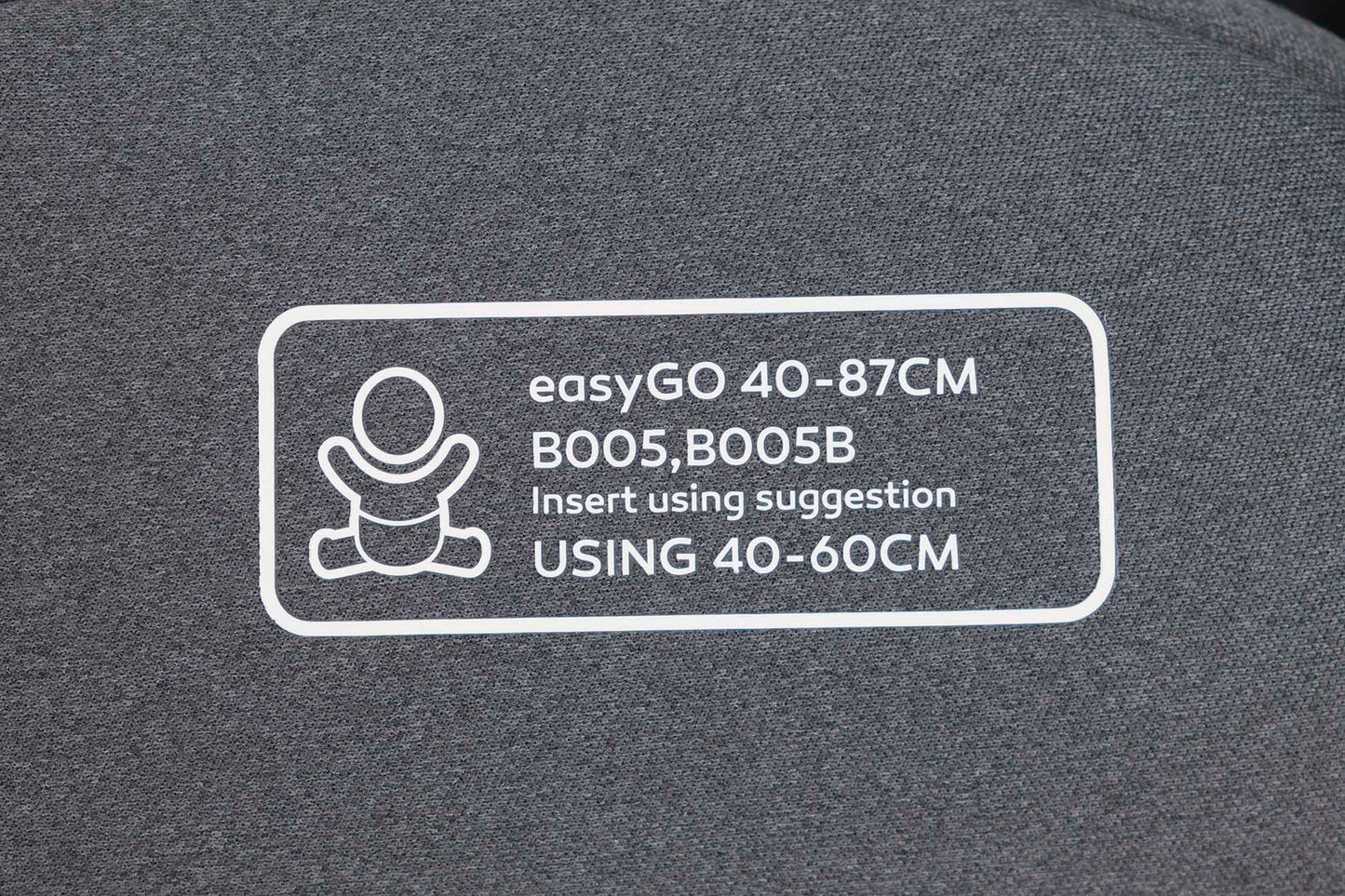 EasyGo Buz XTD Pro i-Size autóshordozó ISOFIX bázissal – Granito