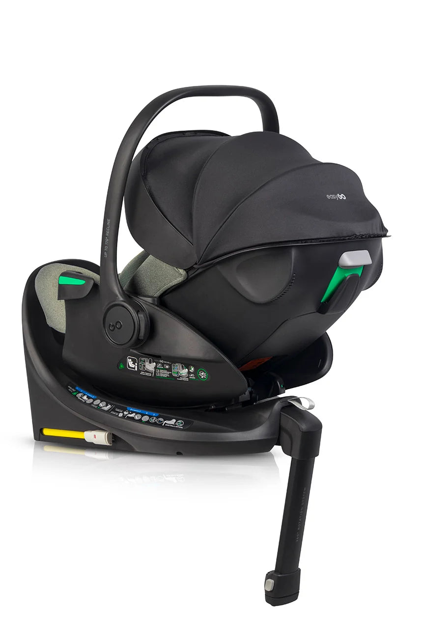EasyGo Buz XTD Pro i-Size autóshordozó ISOFIX bázissal – Greener