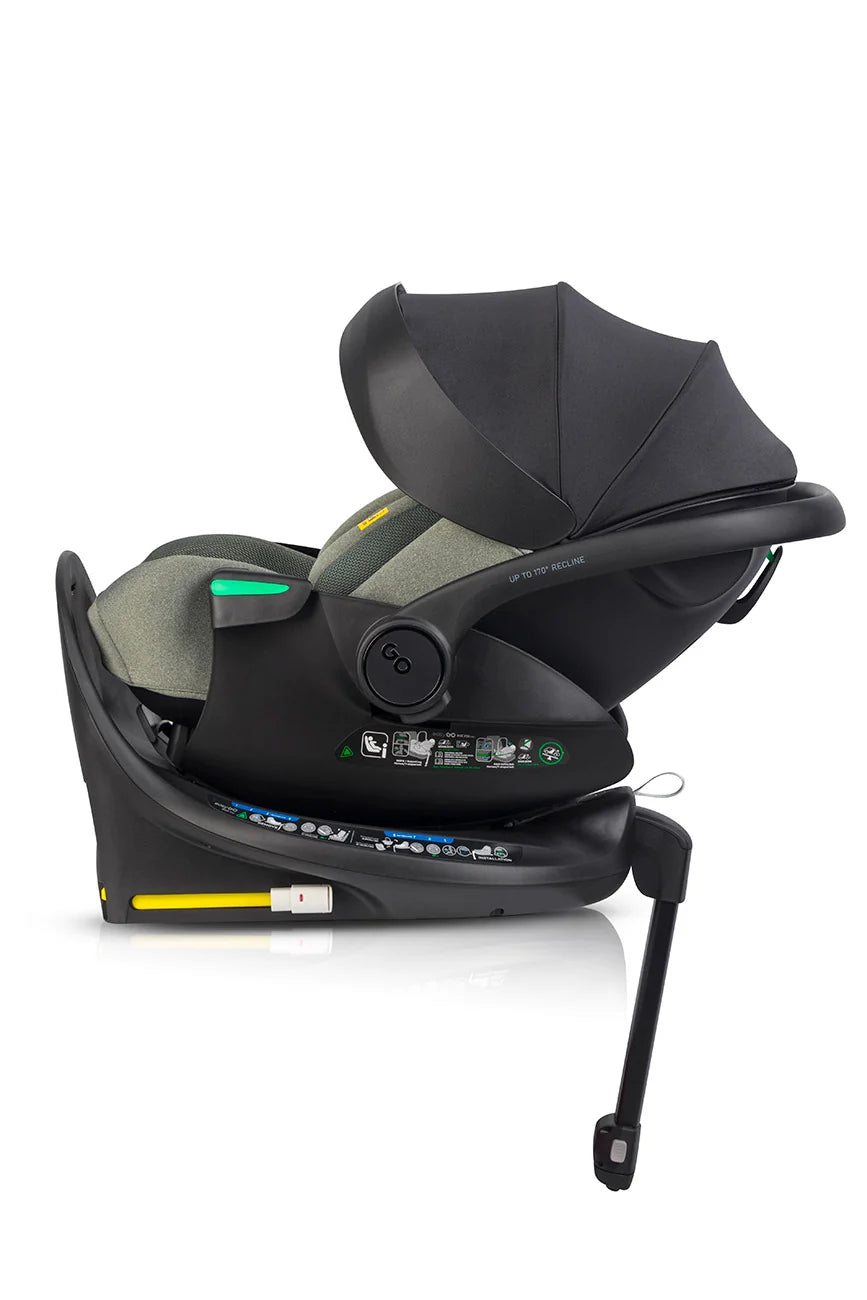 EasyGo Buz XTD Pro i-Size autóshordozó ISOFIX bázissal – Greener