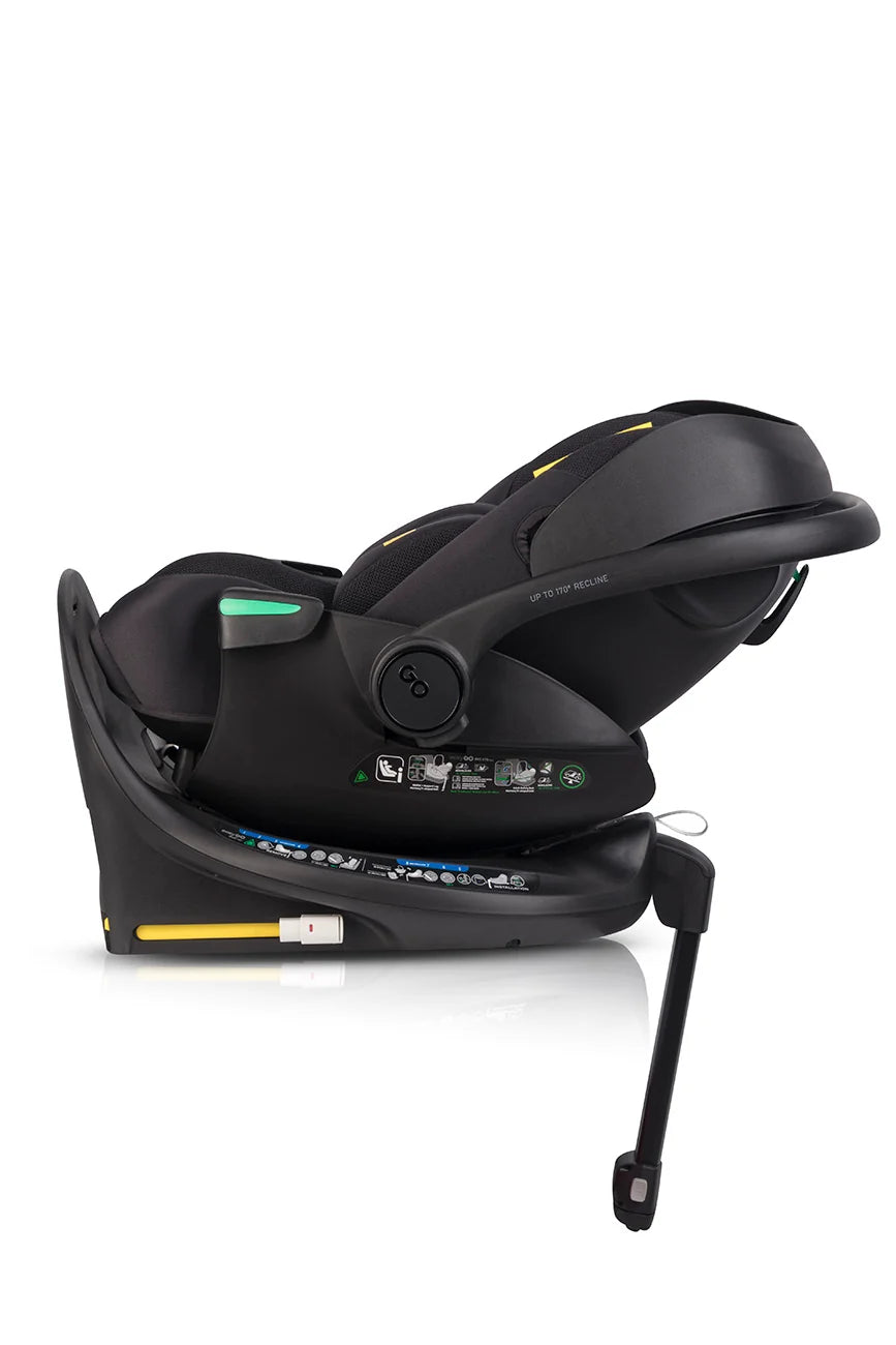 EasyGo Buz XTD Pro i-Size autóshordozó ISOFIX bázissal – Ink
