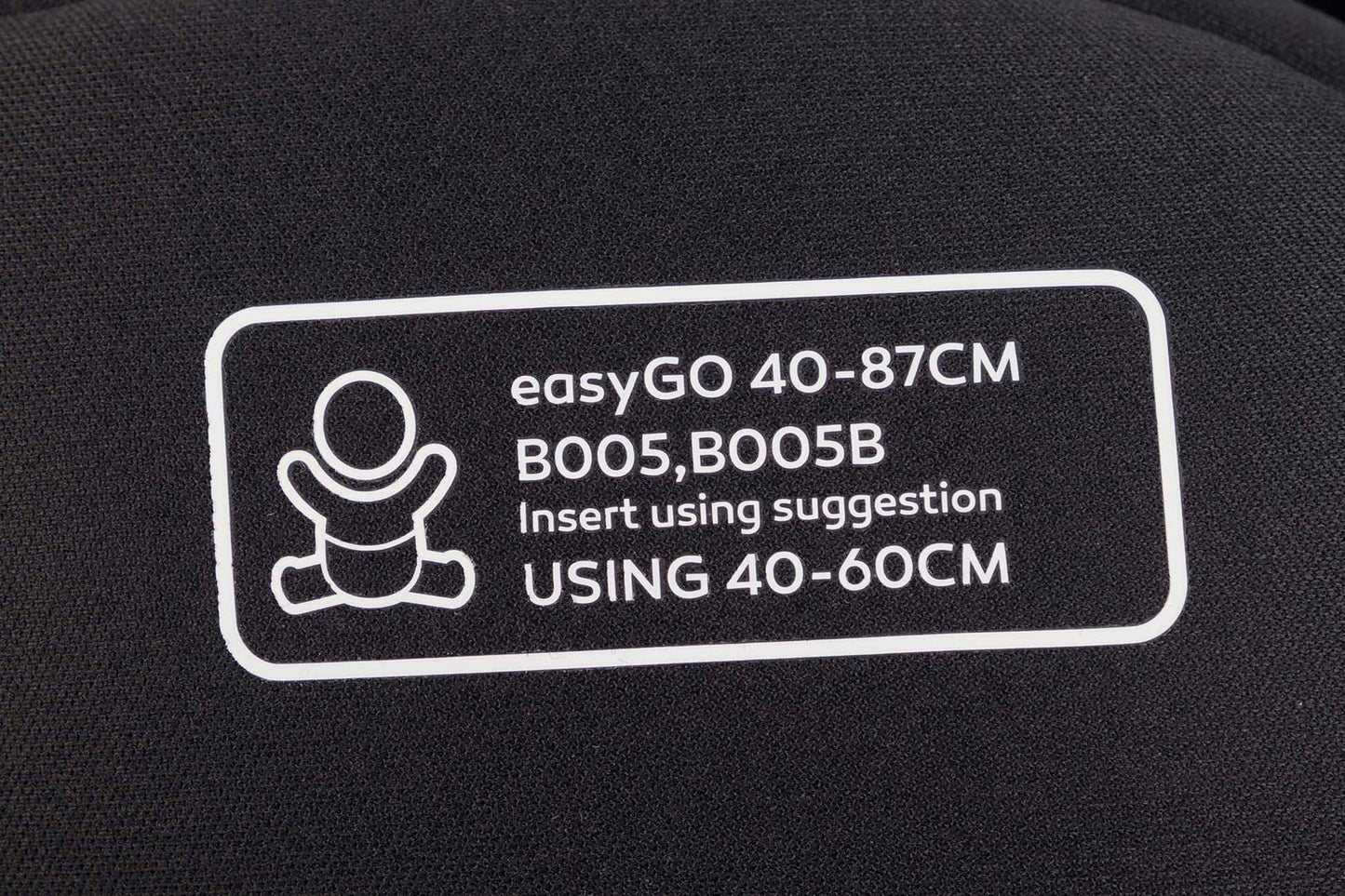 EasyGo Buz XTD Pro i-Size autóshordozó ISOFIX bázissal – Ink
