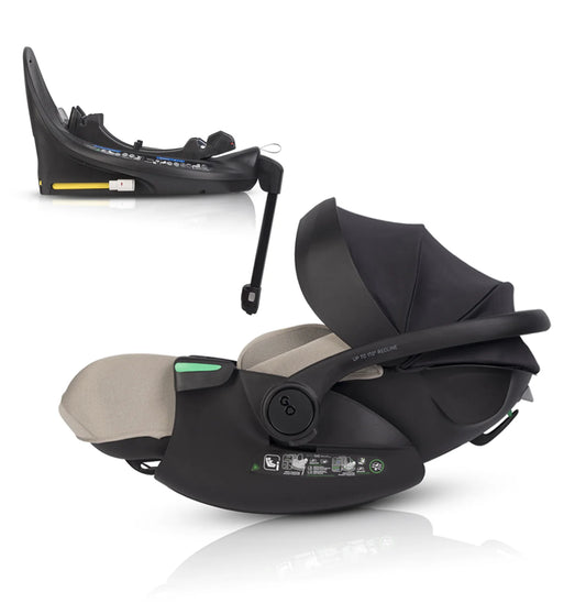 EasyGo Buz XTD Pro i-Size autóshordozó ISOFIX bázissal – Taupe