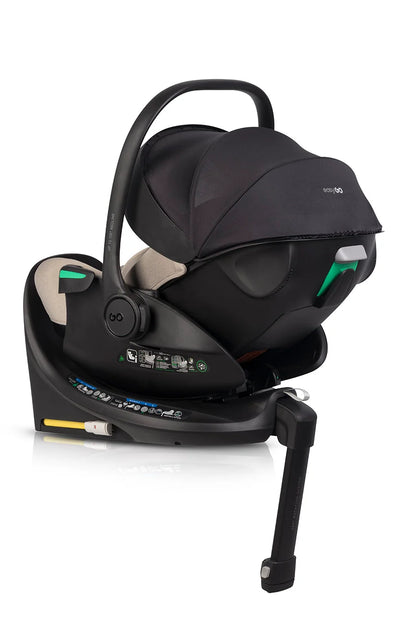 EasyGo Buz XTD Pro i-Size autóshordozó ISOFIX bázissal – Taupe