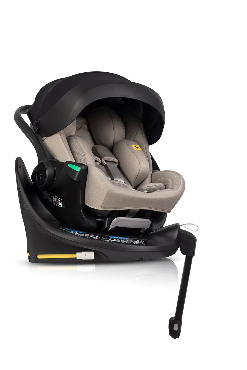 EasyGo Buz XTD Pro i-Size autóshordozó ISOFIX bázissal – Taupe