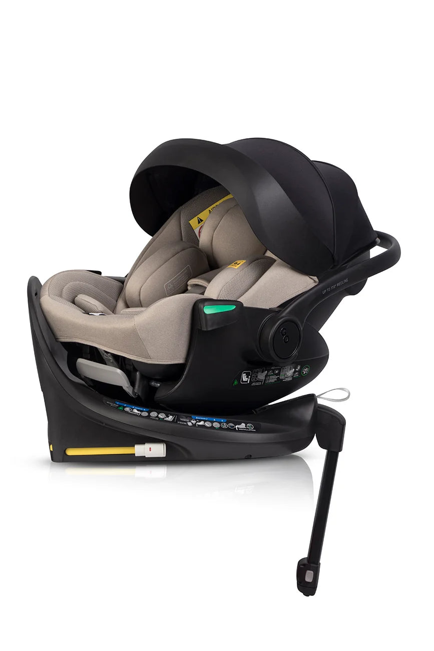 EasyGo Buz XTD Pro i-Size autóshordozó ISOFIX bázissal – Taupe