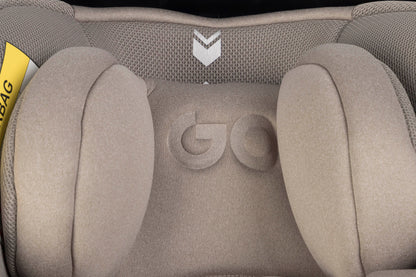 EasyGo Buz XTD Pro i-Size autóshordozó ISOFIX bázissal – Taupe