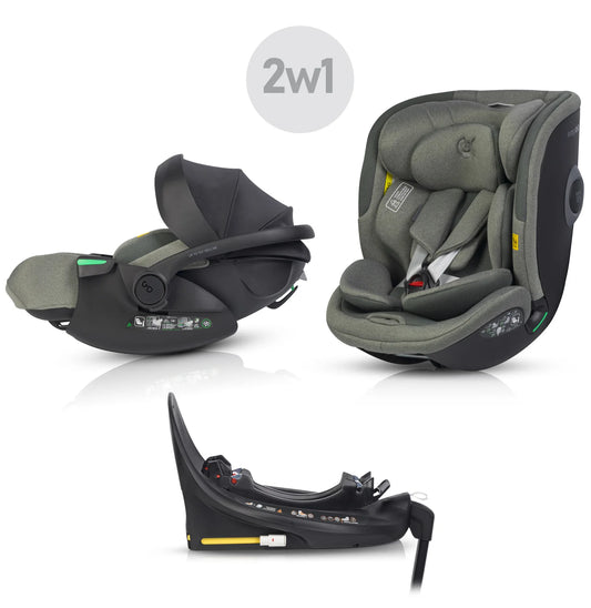 EasyGo Buz XTD Pro + Buz Pro Body 2in1 autósülés szett ISOFIX bázissal – Greener