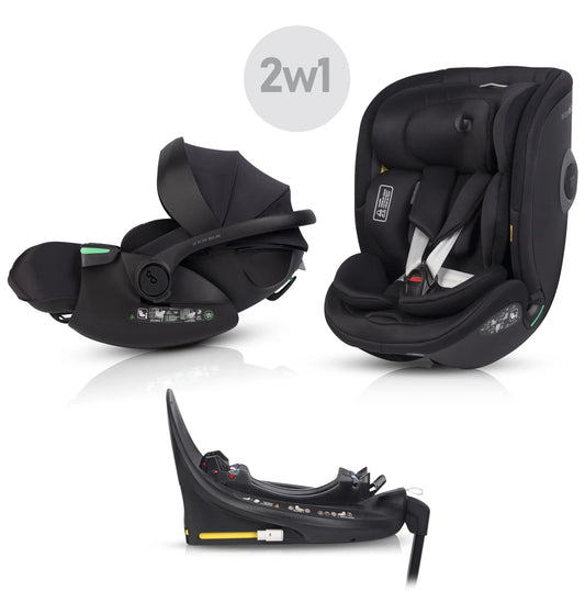 EasyGo Buz XTD Pro + Buz Pro Body 2in1 autósülés szett ISOFIX bázissal – Ink