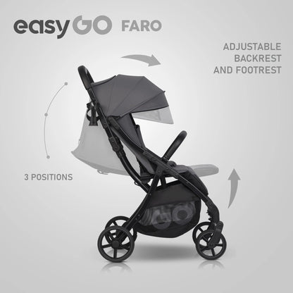 EasyGo FARO sport babakocsi – Cloudy Gray
