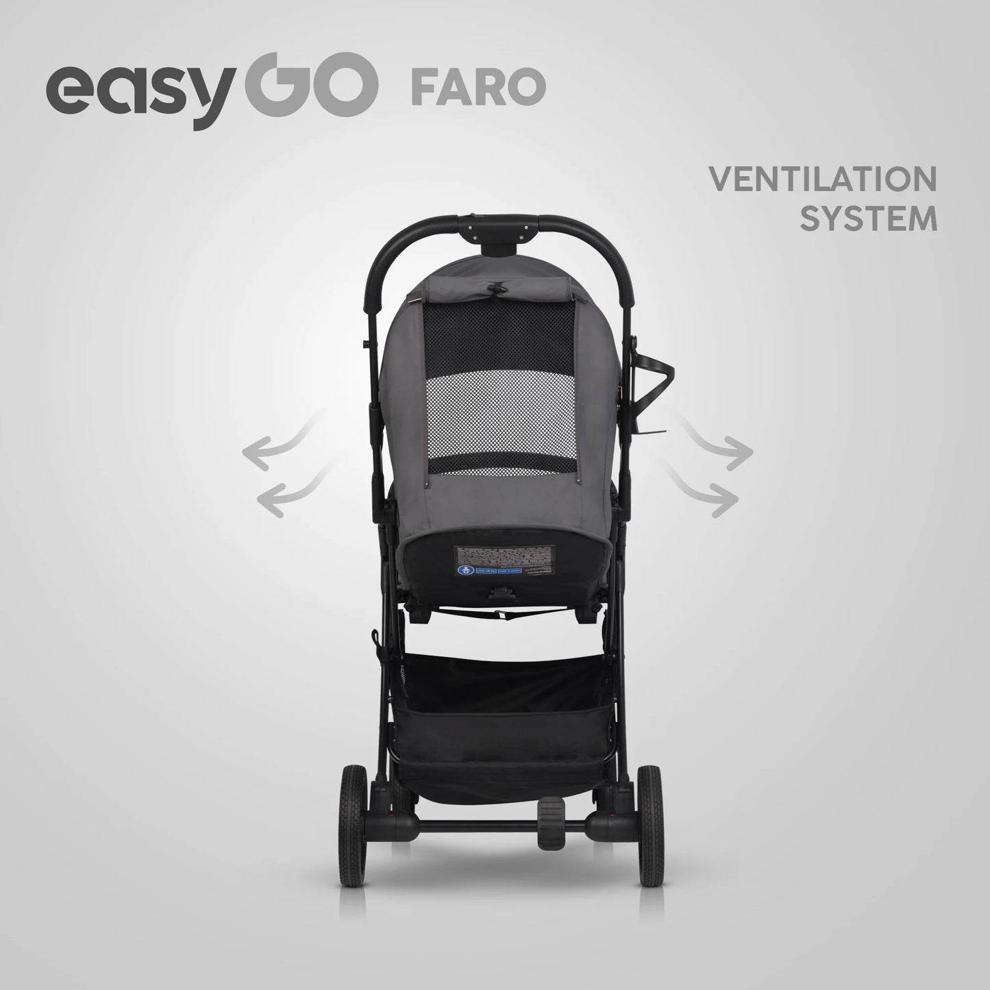 EasyGo FARO sport babakocsi – Cloudy Gray