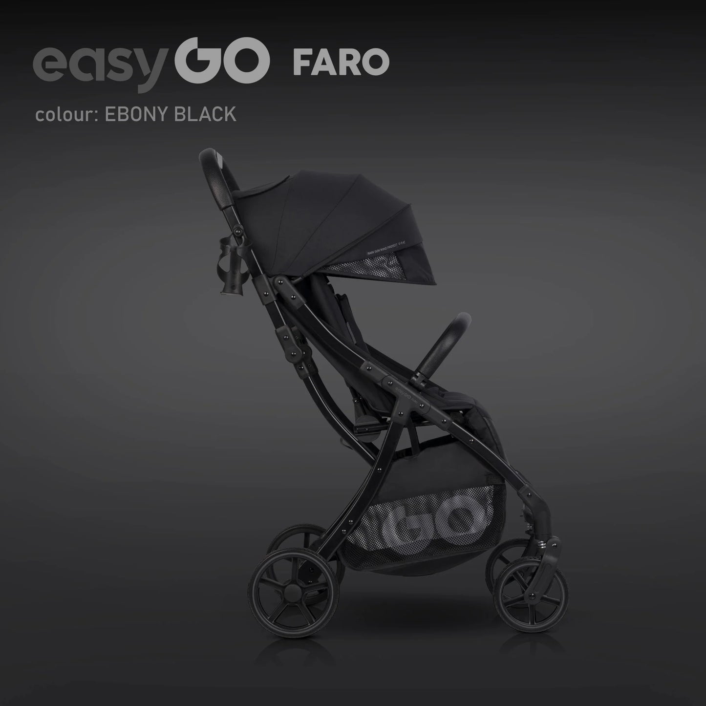 EasyGo FARO sport babakocsi – Ebony Black