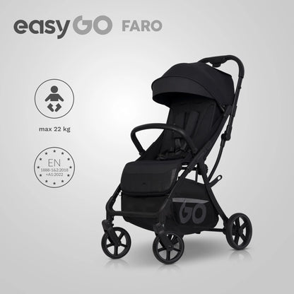 EasyGo FARO sport babakocsi – Ebony Black