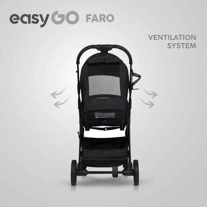 EasyGo FARO sport babakocsi – Ebony Black