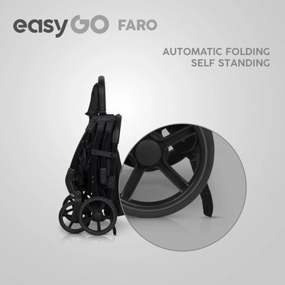 EasyGo FARO sport babakocsi – Ebony Black