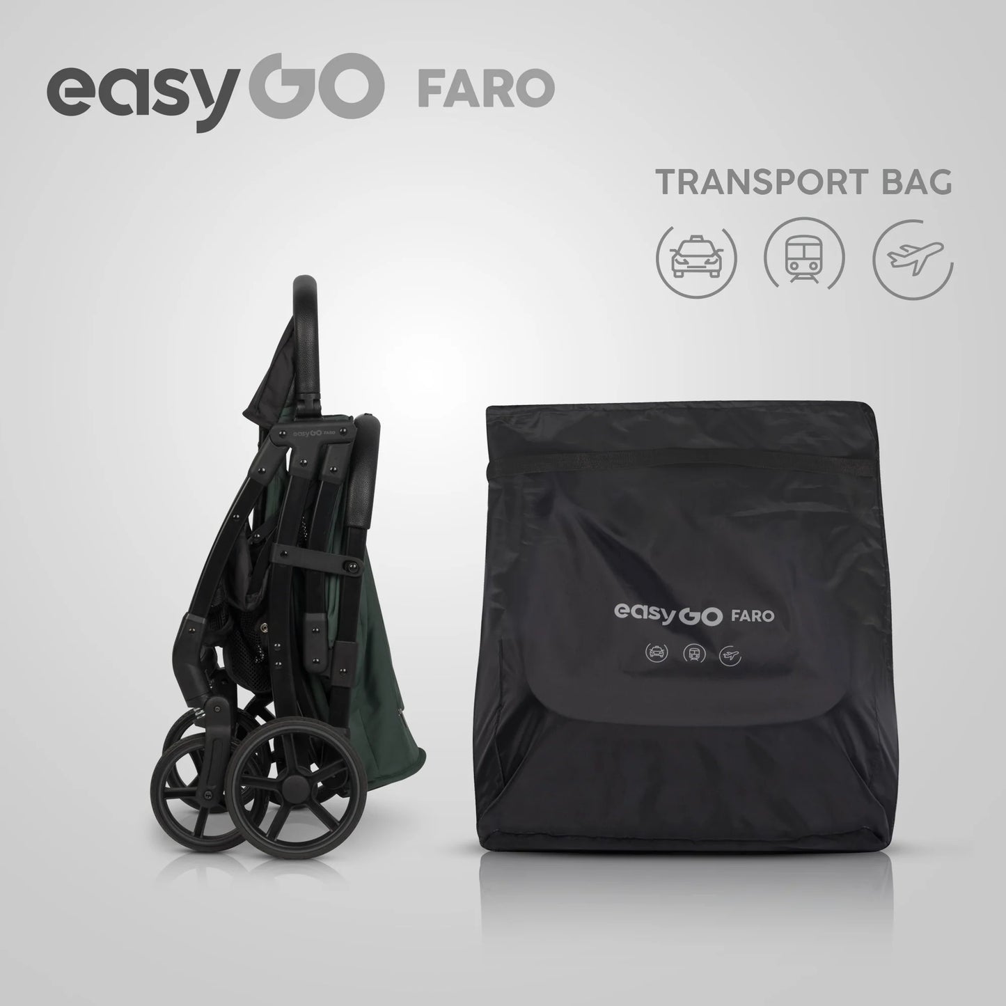 EasyGo FARO sport babakocsi – Sage Green