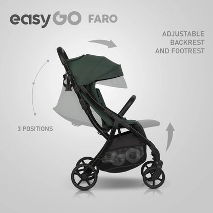 EasyGo FARO sport babakocsi – Sage Green