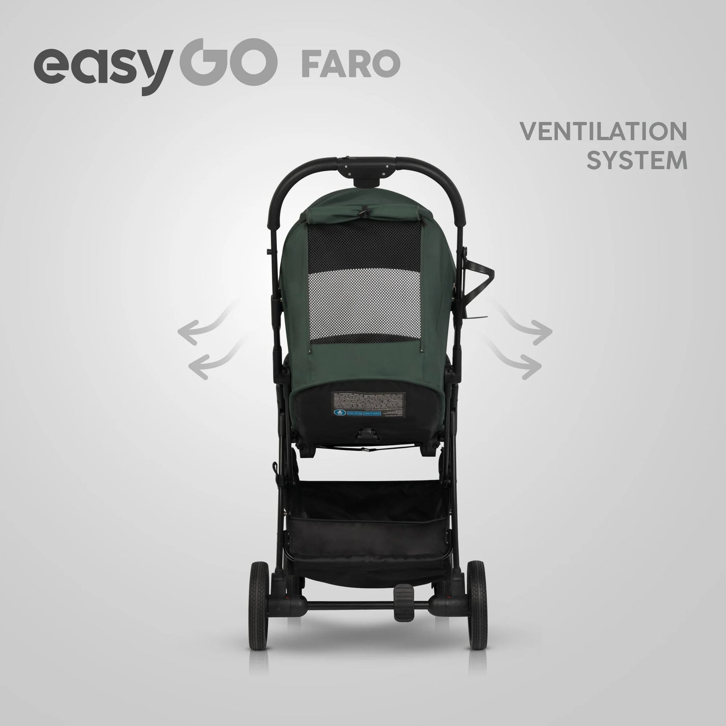 EasyGo FARO sport babakocsi – Sage Green