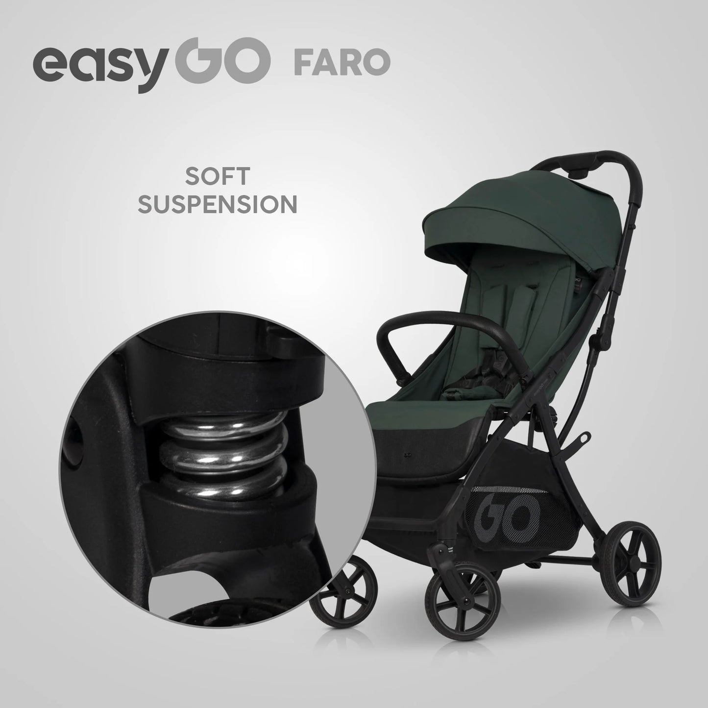 EasyGo FARO sport babakocsi – Sage Green