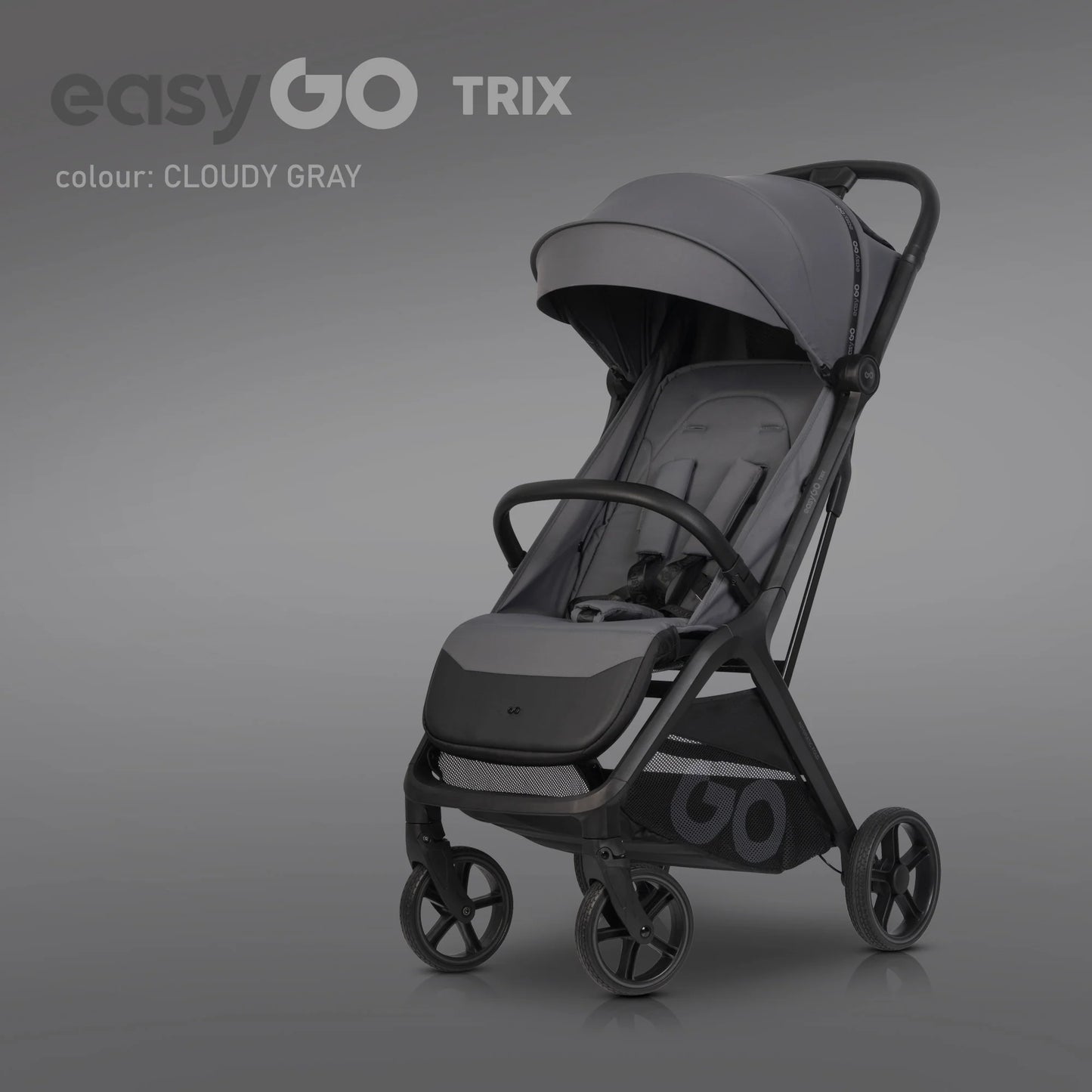 EasyGo Trix sport babakocsi – Cloudy Gray
