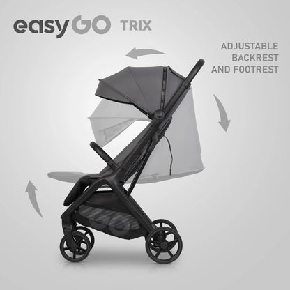 EasyGo Trix sport babakocsi – Cloudy Gray