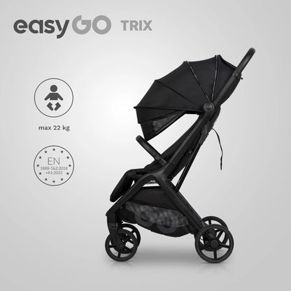 EasyGo Trix sport babakocsi – Ebony Black