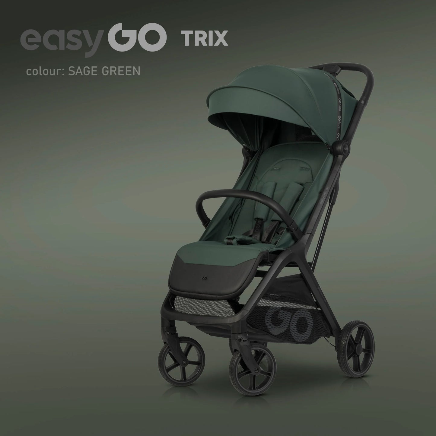 EasyGo Trix sport babakocsi – Sage Green