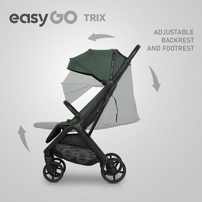 EasyGo Trix sport babakocsi – Sage Green
