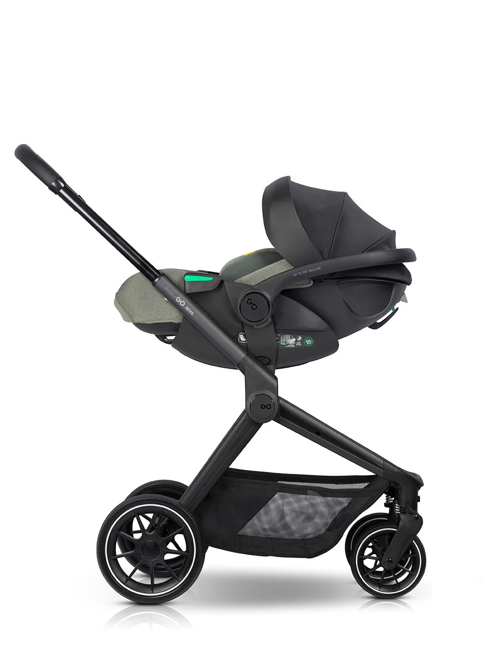 EasyGo Buz XTD Pro i-Size autóshordozó ISOFIX bázissal – Greener