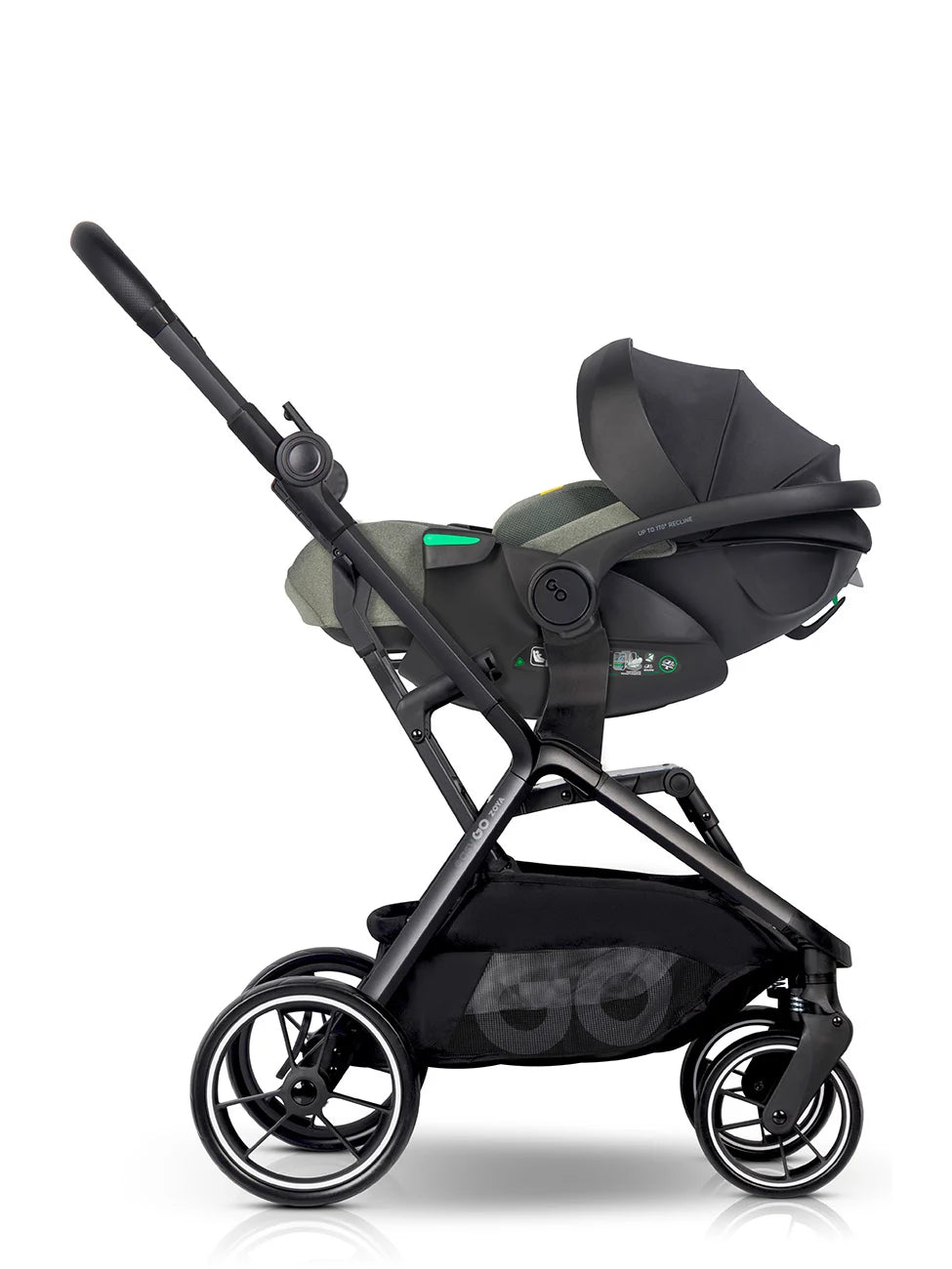 EasyGo Buz XTD Pro i-Size autóshordozó ISOFIX bázissal – Greener