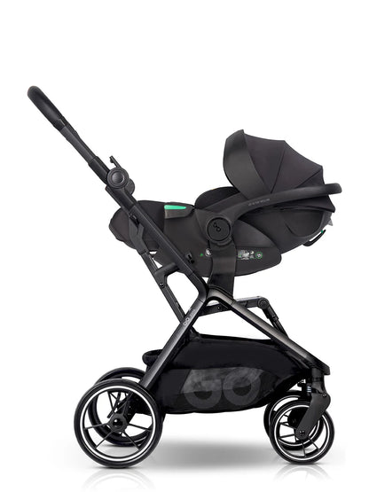 EasyGo Buz XTD Pro i-Size autóshordozó ISOFIX bázissal – Ink