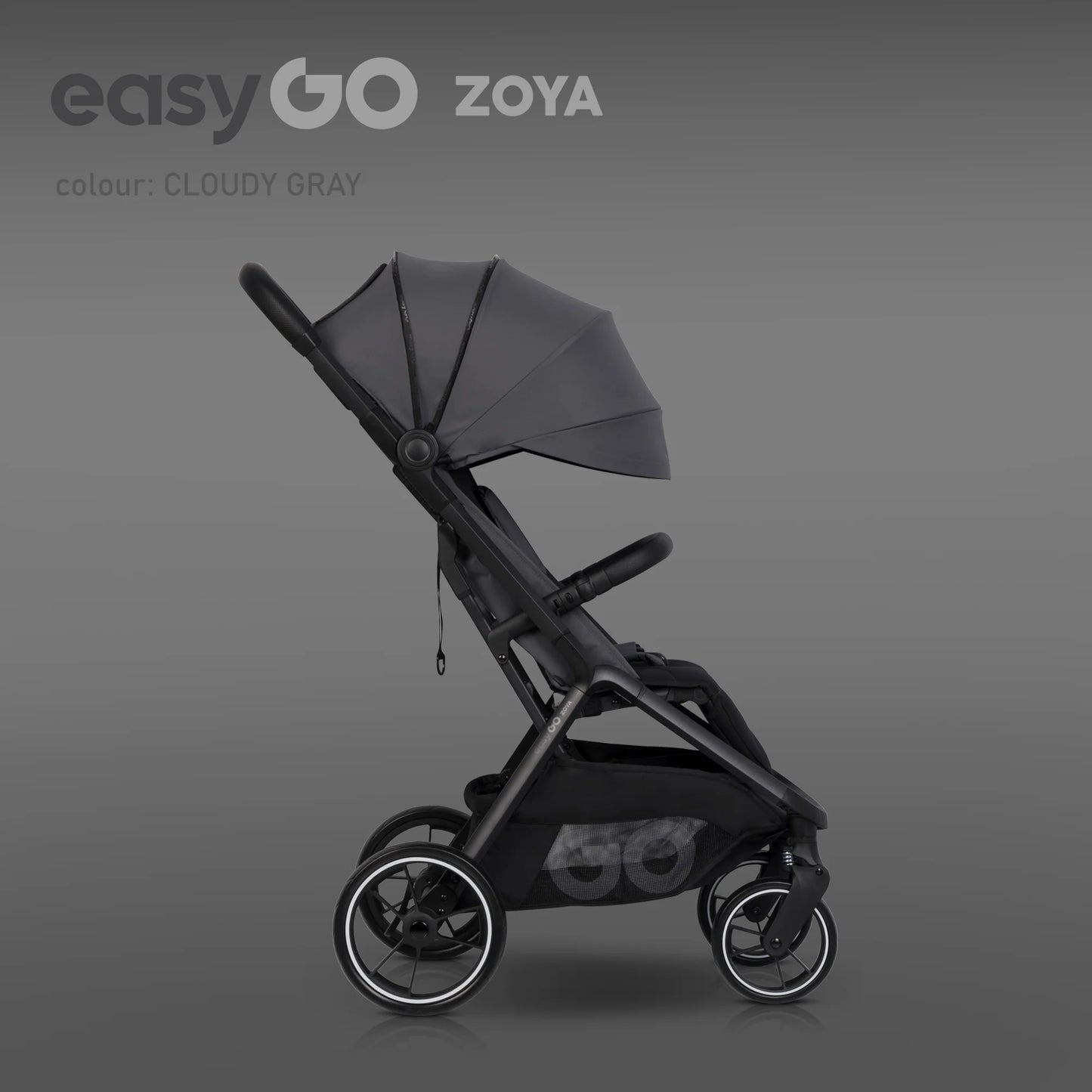 EasyGo Zoya mózeskosár – Cloudy Gray