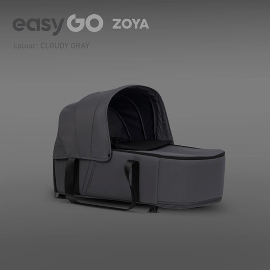 EasyGo Zoya mózeskosár – Cloudy Gray