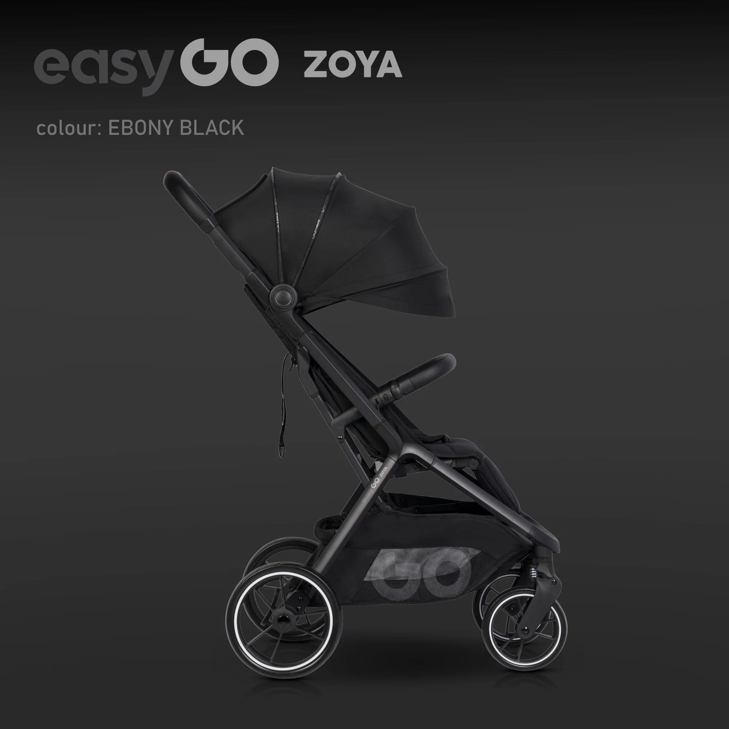 EasyGo Zoya mózeskosár – Ebony Black