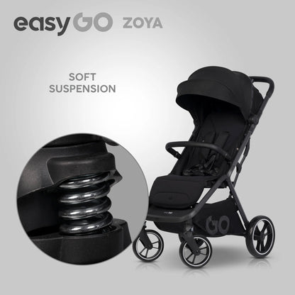 EasyGo Zoya mózeskosár – Ebony Black