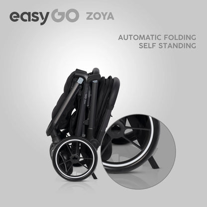 EasyGo Zoya 2in1 babakocsi táskával – Ebony Black