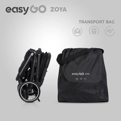 EasyGo Zoya 2in1 babakocsi táskával – Ebony Black