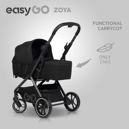 EasyGo Zoya mózeskosár – Ebony Black