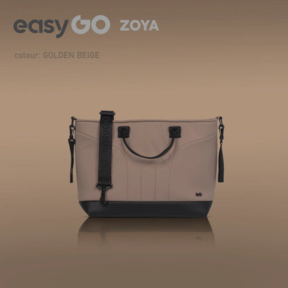 EasyGo Zoya 2in1 babakocsi táskával – Golden Beige