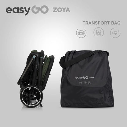 EasyGo Zoya 2in1 babakocsi táskával – Jungle Green