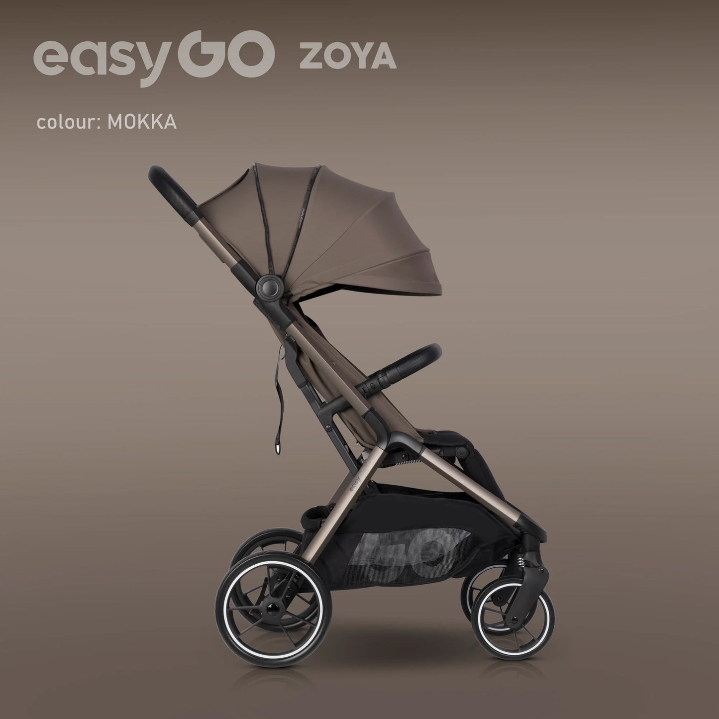 EasyGo Zoya 2in1 babakocsi táskával – Mokka
