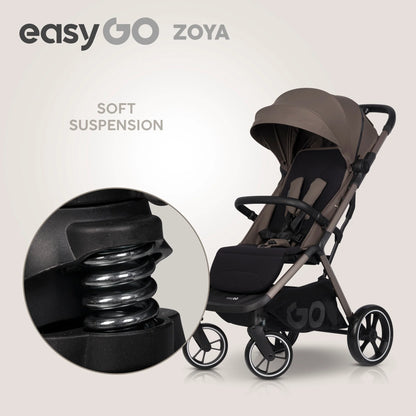 EasyGo Zoya mózeskosár – Mokka